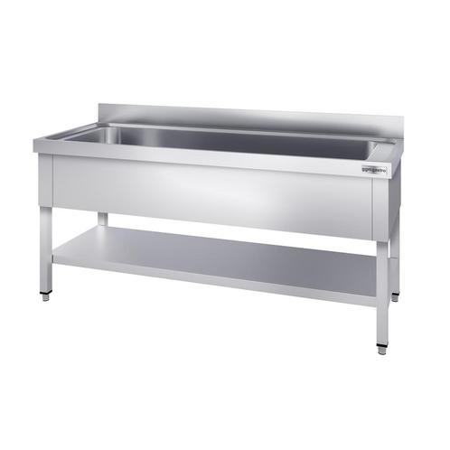 GGM Gastro | Pot- Spoeltafel Premium - 1800x600mm - met |, Huis en Inrichting, Keuken | Potten en Pannen, Overige materialen, Verzenden