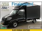 MAN TGE 35 2.0 TDI 140PK Bakwagen Laadbak 3.80m Cam €542pm, Volkswagen, Zwart, Nieuw, Lease