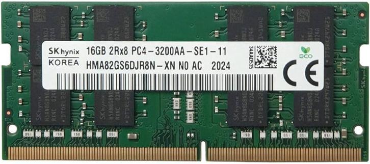 SKHynix 16GB DDR43200MHz SODIMM, Computers en Software, RAM geheugen, DDR4, Laptop, 16 GB, Nieuw, Ophalen of Verzenden