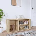 vidaXL Schoenenkast 100x35x45 cm bewerkt hout sonoma, Huis en Inrichting, Verzenden, Nieuw