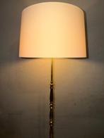Staande lamp - Messing - Een vintage vloerlamp - hoogte 163