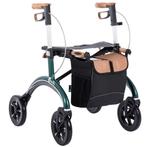 Saljol Carbon lichtgewicht rollator - Groen, Small, Diversen, Rollators, Ophalen of Verzenden, Nieuw