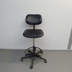 Ahrend Cirkel hoge werkstoel - nieuwe dikke zwarte skai, Nieuw, Ophalen of Verzenden
