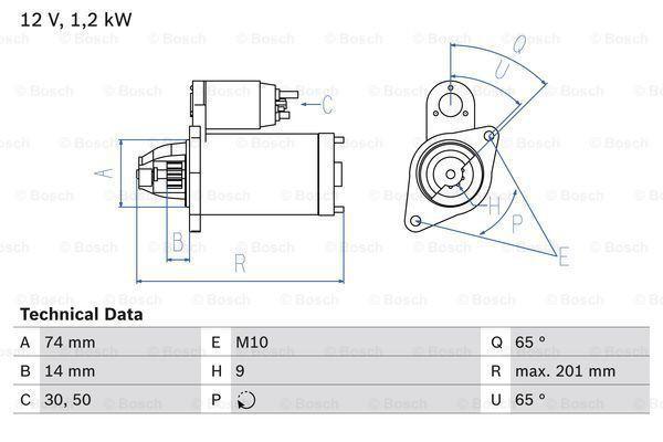 Startmotor / Starter TOYOTA VERSO (1.6,1.8), Auto-onderdelen, Motor en Toebehoren, Nieuw, Ophalen of Verzenden