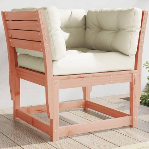 vidaXL Tuinbank met armleuningen en kussens massief, Tuin en Terras, Tuinsets en Loungesets, Nieuw, Verzenden