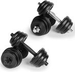 Dumbbell Set 40KG - Korte Halterstangen, Verzenden, Nieuw