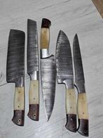 Keukenmes - Chefs knife - Gevouwen staal, hout en kameelbot