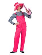 Tuinbroek fluor roze man/vrouw, Ophalen of Verzenden, Nieuw