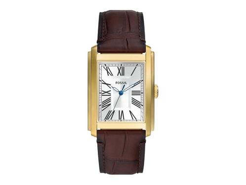 Fossil CARRAWAY FS6011 - Polshorloge - 30mm - Bruin, Huis en Inrichting, Woonaccessoires | Overige, Zo goed als nieuw, Verzenden