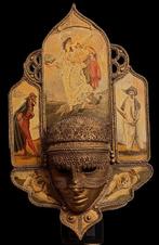 Carnavalsmasker - stile Bauta, dipinti di personaggi della