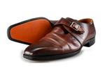 Santoni Gespschoenen in maat 44,5 Bruin | 10% extra korting, Kleding | Heren, Schoenen, Bruin, Verzenden, Gespschoenen, Santoni