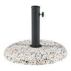 Parasolvoet Bitritto parasolhouder beton rond Ø45x6 cm steen, Tuin en Terras, Verzenden, Nieuw