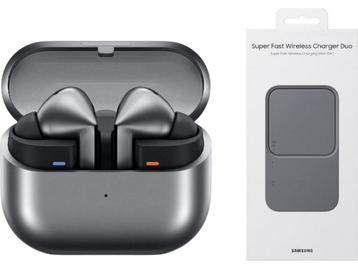Samsung Galaxy Buds3 Pro + Draadloze oplader - Grijs beschikbaar voor biedingen