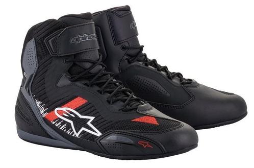 Alpinestars Faster-3 Rideknit Black Gray Bright Red, Motoren, Kleding | Motorkleding, Heren, Nieuw met kaartje, Laarzen, Verzenden