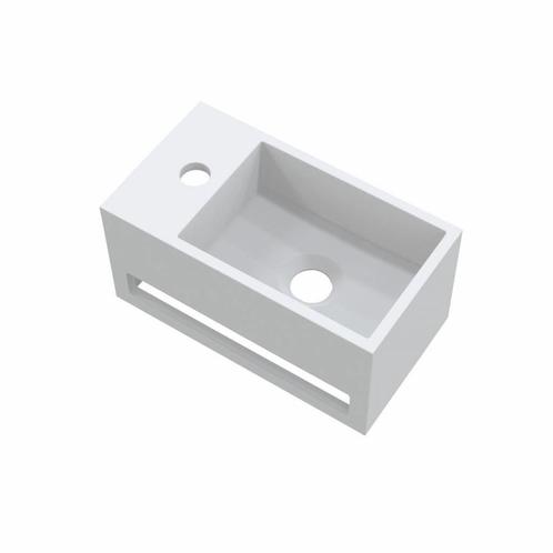 Fontein met Handdoekhouder Best Design Mona Solid Surface, Doe-het-zelf en Verbouw, Sanitair, Ophalen of Verzenden