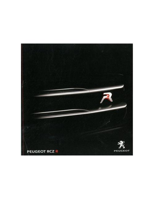 2013 PEUGEOT RCZ R BROCHURE DUITS, Boeken, Auto's | Folders en Tijdschriften, Peugeot