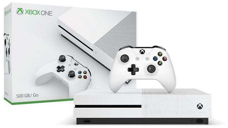 Xbox one S 500GB met garantie bundel, Spelcomputers en Games, Spelcomputers | Xbox One, Met 1 controller, 500 GB, Zo goed als nieuw