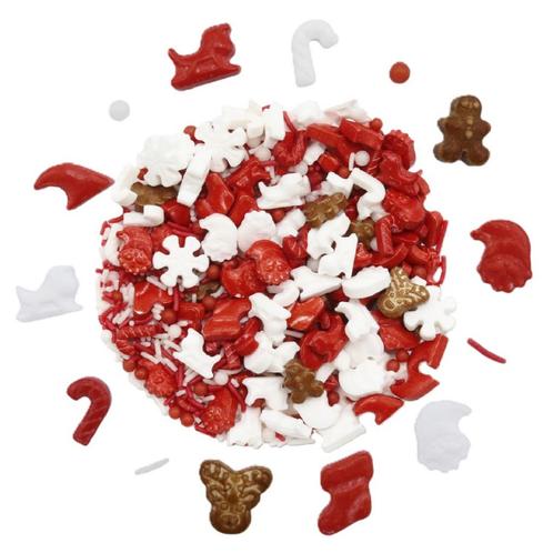 PME Kerstman Sprinkle Mix (Out of the Box) 60g, Hobby en Vrije tijd, Taarten en Cupcakes maken, Nieuw, Verzenden