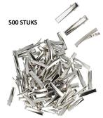 Haarspeld Alligator Mini Recht 3,5cm Zilver 100 Stuks, Verzenden, Nieuw