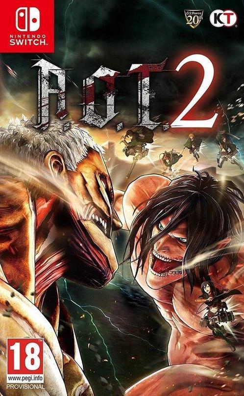 Switch A.O.T. Attack on Titan 2, Spelcomputers en Games, Games | Nintendo Switch, Zo goed als nieuw, Verzenden