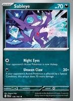 Sableye 136/193 reverse holo Paldea evolved, Hobby en Vrije tijd, Ophalen of Verzenden, Nieuw, Losse kaart, Foil