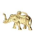 Gouden Olifant ketting hanger, Verzenden, Nieuw
