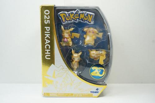 Tomy Pokemon 025 Pikachu - Pack of 4 Mini Figures NEW, Verzamelen, Poppetjes en Figuurtjes, Zo goed als nieuw, Ophalen of Verzenden