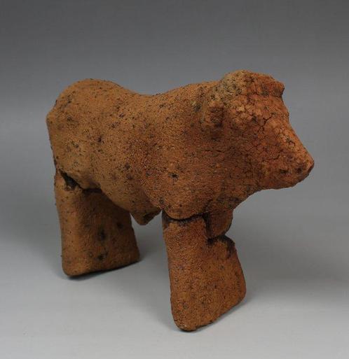 Oud-Grieks Aardewerk Statuette van een koe, Verzamelen, Mineralen en Fossielen