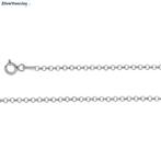 Zilveren rolo  ketting 40 cm 1.8 mm breed, Sieraden, Tassen en Uiterlijk, Kettingen, Verzenden, Nieuw, Zilver