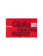 1974 ALFA ROMEO GIULIA NUOVA SUPER BROCHURE FRANS, Nieuw, Alfa Romeo, Author