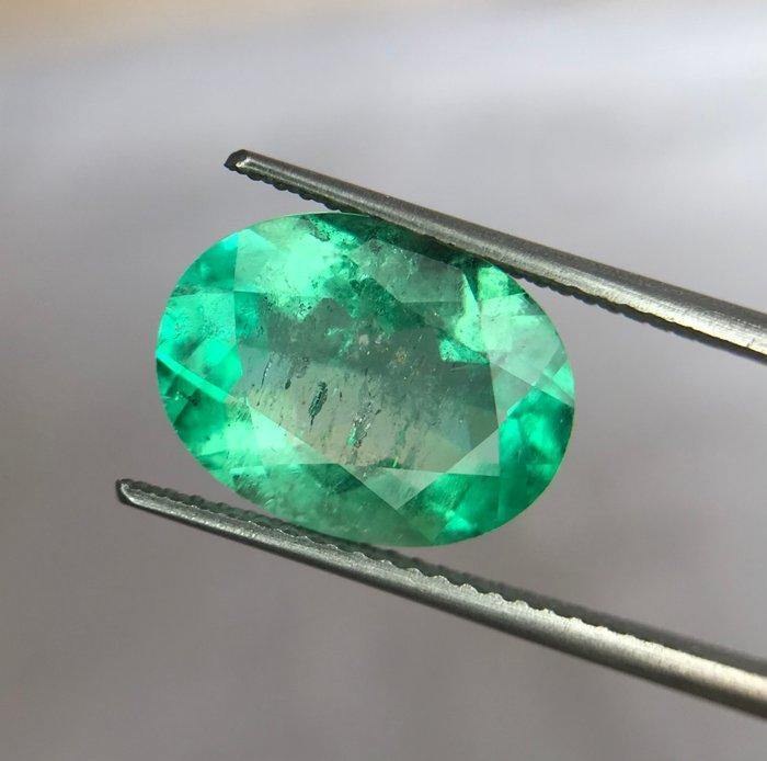 1 pcs Groen Smaragd - 4.60 ct - International Gemological, Sieraden, Tassen en Uiterlijk, Edelstenen
