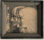 Jan Toorop (1858-1928) - Bezonkenheid, Meditatie, Vuur