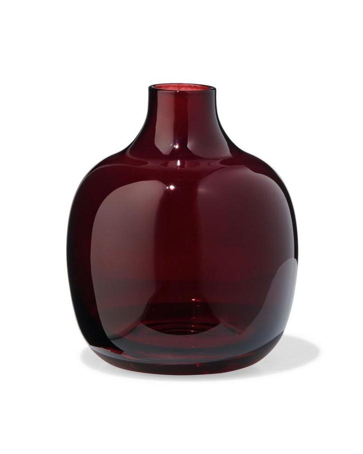 HEMA Vaas voor geurstokjes 8.4x10cm glas bruin, Huis en Inrichting, Woonaccessoires | Overige, Nieuw, Verzenden