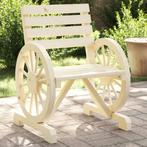 vidaXL Tuinstoelen 2 st 58x58x78,5 cm massief vurenhout, Verzenden, Nieuw, Hout, Tuinset