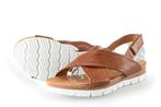 EBL8790 Sandalen in maat 39 Bruin | 10% extra korting, Kleding | Dames, Bruin, Verzenden, Sandalen of Muiltjes, Zo goed als nieuw