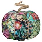 handgemaakt decoratie fleury pompoen pauw bont large, Verzenden, Nieuw