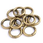 O-ring met veersluiting - 10mm - Brons, Nieuw, Overige typen, Ophalen of Verzenden, Minder dan 50 mm