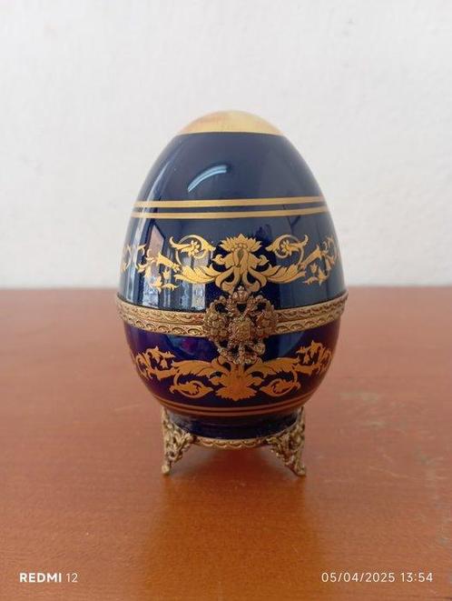 Fabergé ei - .925 zilver, Antiek en Kunst, Antiek | Glas en Kristal
