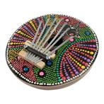 Karimba of Duimpiano van Kokosnoot Multicolor Rondjes, Muziek en Instrumenten, Overige Muziek en Instrumenten, Nieuw, Verzenden