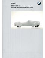 2000 BMW PARIJS PERSMAP DUITS, Boeken, Nieuw, BMW, Author