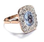 Zonder Minimumprijs - Ring - 9 kt. Roségoud, Zilver -, Nieuw