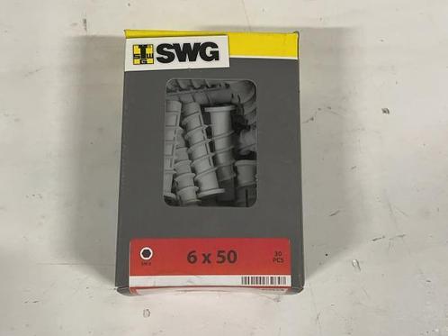 Veiling - 10x SWG cellenbeton plug ø6x50mm 30-pack, Doe-het-zelf en Verbouw, IJzerwaren en Bevestigingsmiddelen