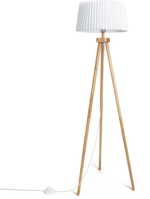 Aigostar 102FP - Vloerlamp - Staande lamp - h: 145cm - E27 F, Huis en Inrichting, Lampen | Overige, Nieuw, Verzenden