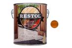 Restol Restol houtolie zijdeglans 2,5 liter, bruin naturel, Verzenden, Nieuw