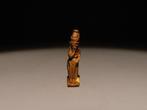 Oud-Egyptisch Faience God Harpocrates Amulet. Late Period