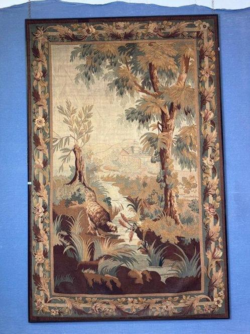 Aubusson - Wandtapijt - 240 cm - 160 cm - Antieke wandtapijt, Antiek en Kunst, Antiek | Meubels | Stoelen en Banken