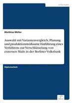 9783836600613 Auswahl mit Variantenvergleich, Planung und..., Nieuw, Matthias Muller, Verzenden