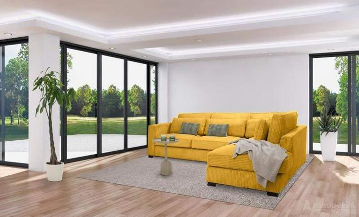 Loveseat Almere - loveseats - Goud, Huis en Inrichting, Stoelen, Nieuw, Stof