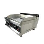 Combisteel Bakplaat | Gas | Chroom | 6kw | 800x575x365mm, Ophalen of Verzenden, Nieuw in verpakking
