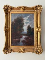 European school XX century - Mountain Stream, Antiek en Kunst, Kunst | Schilderijen | Klassiek